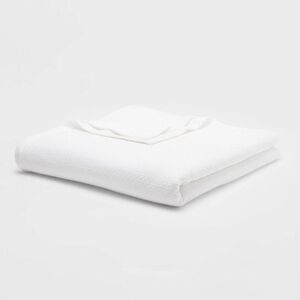 Threshold - Throw Bed Blanket Oversized Cotton 108x9 White